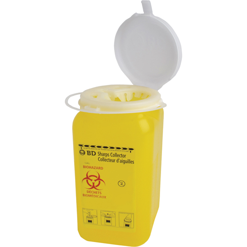 Boîtes pour objets pointus & tranchants BD, Capacit&eacute; de 1,4 L  Cantin et fils