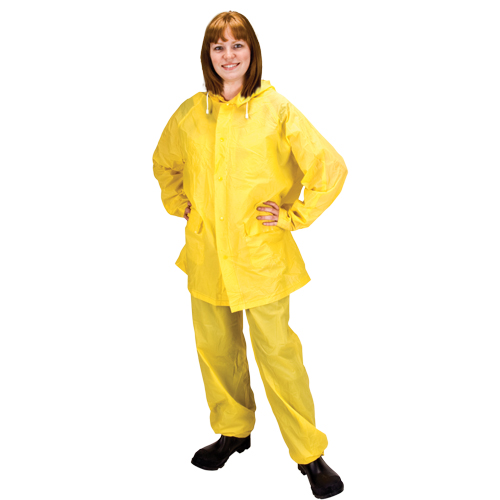 V&ecirc;tements imperm&eacute;ables RZ300, PVC, T-Grand, Jaune Cantin et fils