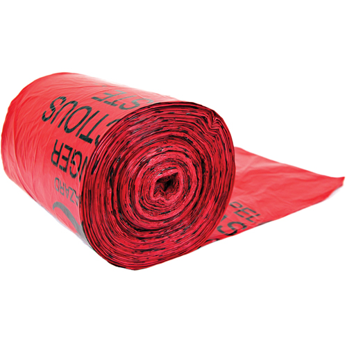 Sacs pour d&eacute;chets dangereux, Biorisque, 24" lo x 33" la, Capacit&eacute; de 56.8 L (15 gal.) Cantin et fils