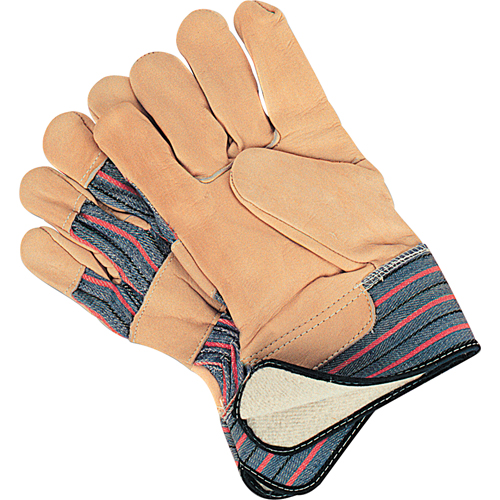 Abrasion-Resistant Winter-Lined Fitters Gloves, Large, Grain Cowhide Palm, Cotton Fleece Inner Lining Cantin et fils