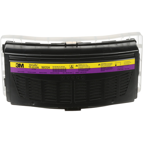 Cartouche pour appareils de protection respiratoire (APR) &agrave; &eacute;puration d'air motoris&eacute; Versaflo, Gaz acide/Vapeur organique, Paquet de 1 Cantin et fils