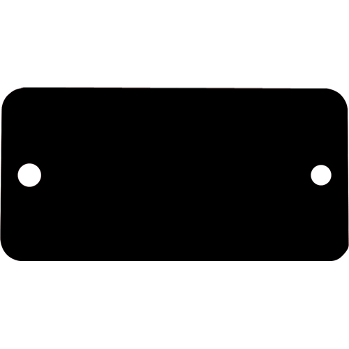 &eacute;tiquettes vierges, Aluminium, 3" la x 1" h Cantin et fils