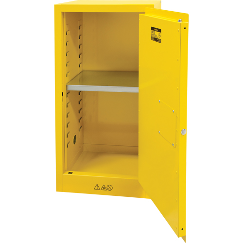 Armoire pour produits inflammables, 16 gal., 1 Porte(s), 23" La x 44" h x 18" p Cantin et fils