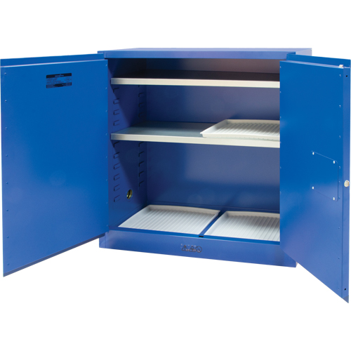 Armoire pour liquides corrosifs, 30 gal., 43" x 44" x 18" Cantin et fils