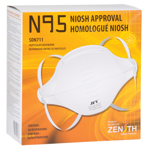 Respirateur contre les particules, N95, Certifi&eacute; NIOSH, Moyen/grand Cantin et fils
