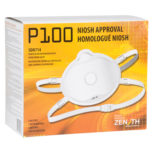 Respirateur contre les particules, P100, Certifi&eacute; NIOSH, Moyen/grand Cantin et fils