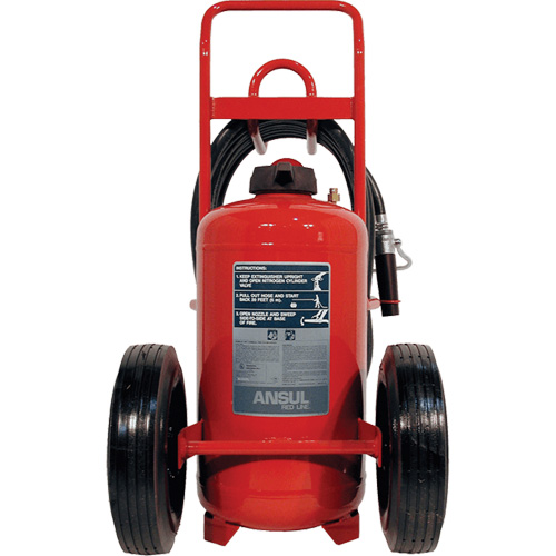 Red Line&reg; Wheeled Fire Extinguishers, BC, 125 lbs. Capacity Cantin et fils
