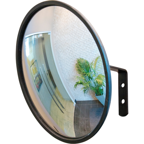 Miroir convexe avec support, Int&eacute;rieur/Ext&eacute;rieur, Diam&egrave;tre 12" Cantin et fils