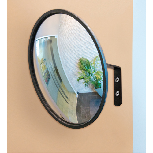 Miroir convexe avec support, Int&eacute;rieur/Ext&eacute;rieur, Diam&egrave;tre 12" Cantin et fils
