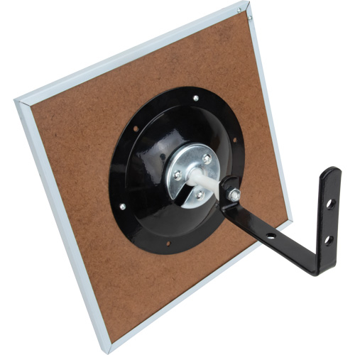 Miroir plat, 12" ha x 12" la, Encadr&eacute; Cantin et fils