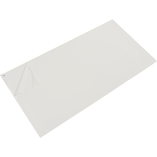 Peel-Away Cleanroom Mat Refills, 1.57 mils Thick, 3' W, 3-3/4' L x White Cantin et fils