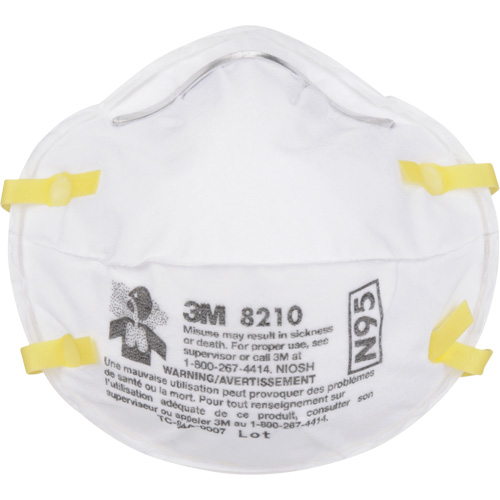 8210 Particulate Respirators, N95, NIOSH Certified Cantin et fils