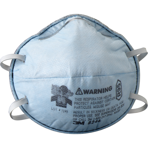 Respirateurs contre les particules 8246, R95, Certifi&eacute; NIOSH Cantin et fils