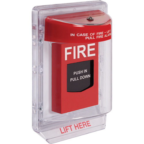Couvercles pour alertes d'incendie - couvercles pour alertes int&eacute;rieures Stopper II, Encastr&eacute; Cantin et fils