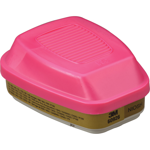 6000 Series Respirator Cartridges, Gas/Vapour Cartridge, Multi-Gas/Vapour/P100 Cantin et fils