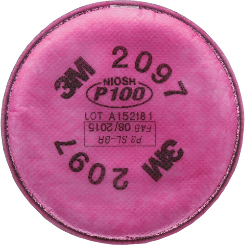 Pr&eacute;filtres pour respirateurs s&eacute;rie 2000, Filtre contre les particules, Vapeurs organiques/P100 Cantin et fils