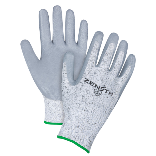 Gants &eacute;lastiques sans coutures r&eacute;sistants &agrave; la coupe, Taille Moyen/8, Calibre 13, Rev&ecirc;tement Nitrile, Enveloppe en PEHP, ANSI/ISEA 105 niveau 2/EN 388 niveau 3 Cantin et fils