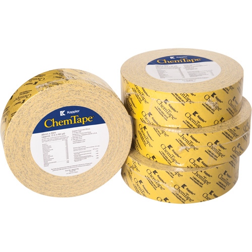 Ruban r&eacute;sistant aux produits chimiques ChemTape, 50,8 mm (2") x 50 m (164'), Jaune Cantin et fils