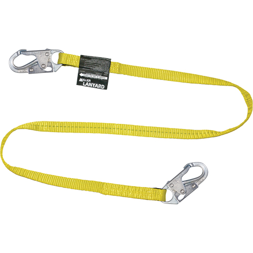 Longe en toile &agrave; sangle Miller, 1 branches, 6', Classe CSA B, Polyester Cantin et fils