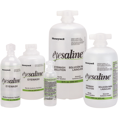 Saline Eyewash Bottles, Full Bottle, 32 oz. Cantin et fils