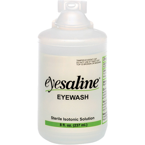Saline Eyewash Bottles, Full Bottle, 8 oz. Cantin et fils
