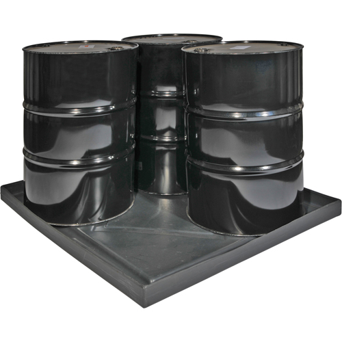 Econo Spill Shells, 51" L x 47" W x 5" H, 36 US gal. Spill Capacity Cantin et fils