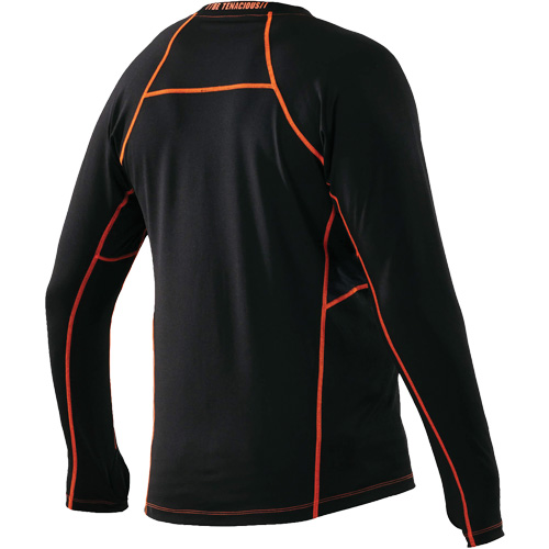 Long Sleeve Thermal Shirts, Men's, Medium, Black Cantin et fils