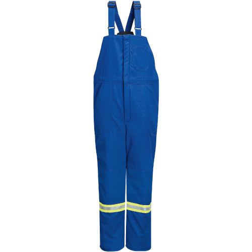 Salopettes isol&eacute;es de luxe r&eacute;sistantes aux flammes avec bandes r&eacute;fl&eacute;chissantes, Hommes, 3T-Grand, Bleu marine Cantin et fils