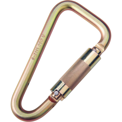 Saflok Carabiners, Steel, 3600 lbs Capacity Cantin et fils