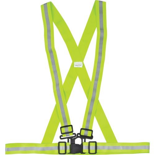 Standard-Duty Safety Harness, High Visibility Lime-Yellow, Silver Reflective Colour, 3X-Large Cantin et fils