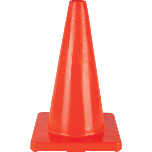 Coloured Traffic Cone, 18", Orange Cantin et fils