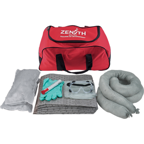 Trousse de lutte contre les d&eacute;versements pour v&eacute;hicules, Universel, Sac, Absorbance de 10 gal. US Cantin et fils