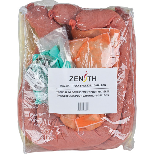 Truck Spill Kit, Hazmat, Bag, 10 US gal. Absorbancy Cantin et fils