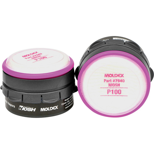 Respirator Cartridges, Combination Gas/Vapour Cartridge and Particulate Filter/Gas/Vapour Cartridge, Organic Vapour/P100 Cantin et fils