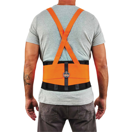 Ceinture de support dorsal haute visibilit&eacute; en &eacute;lasthanne ProFlex 100HV, &eacute;lastique, T-petit Cantin et fils