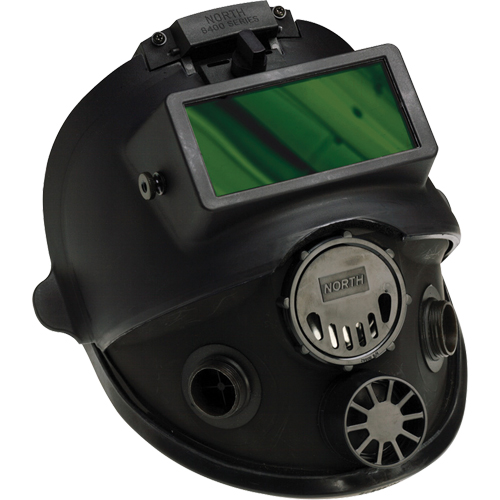 Respirateur &agrave; masque complet de la s&eacute;rie 7600 avec &eacute;quipement d'appoint pour le soudage, Silicone, Petit Cantin et fils