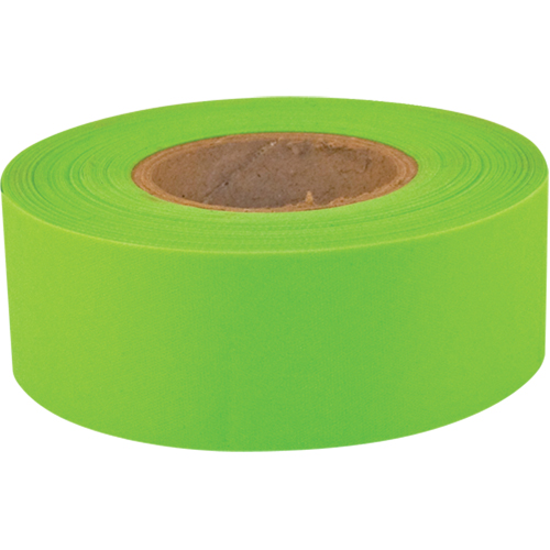 Ruban de signalisation Sub-Zero, 1,2" la x 150' lo, Lime fluorescent Cantin et fils