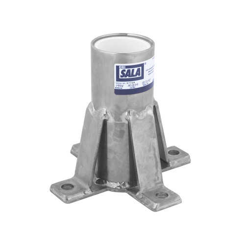 Base de potence pour collier de passage pour installation sur le plancher DBI-SALA Advanced Cantin et fils
