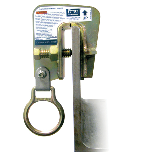 Ancrage pour plaque en acier DBI-SALA, Boulonn&eacute;, Usage Temporaire Cantin et fils