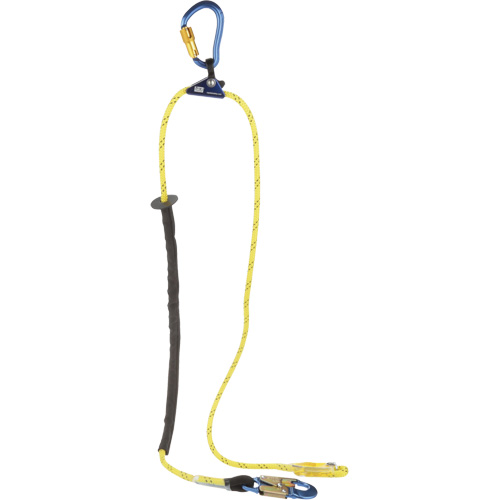 Pole Climber's Adjustable Rope Positioning Lanyard, 1 Legs, 8', CSA Class F, Nylon Cantin et fils