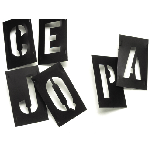 Pochoirs assemblables en plastique, Pictogramme, 3" Cantin et fils