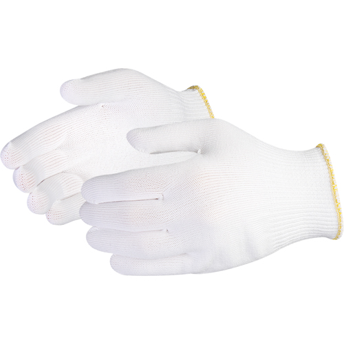 Sure Knit Filament Low-Lint String-Knit Glove, Nylon, Knit Wrist Cuff, Small Cantin et fils