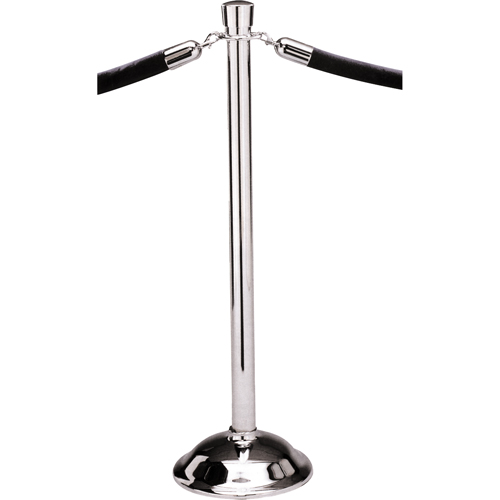 Portable Posts, 39" High, Polished Chrome Cantin et fils
