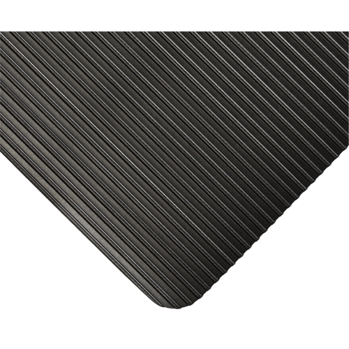 Tapis KleenSweep No 391, Couloir, 2' x 105' x 1/8", Noir Cantin et fils