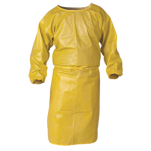 KleenGuard Chemical Spray Protective Smock, Polypropylene, Yellow, 34" W x 52" L Cantin et fils