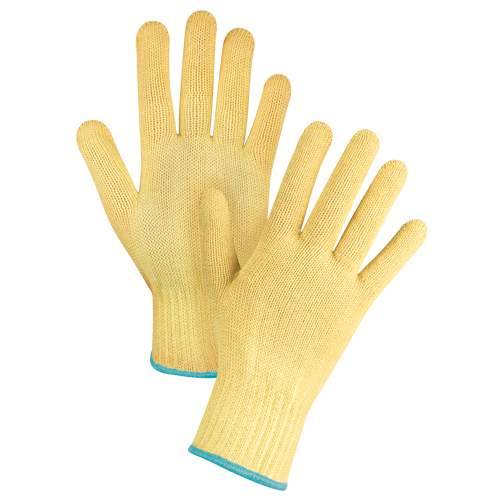 Gants tricot&eacute;s sans couture, Taille T-Grand/10, Calibre 7, Enveloppe en Kevlar, ASTM ANSI niveau A2/EN 388 niveau 3 Cantin et fils