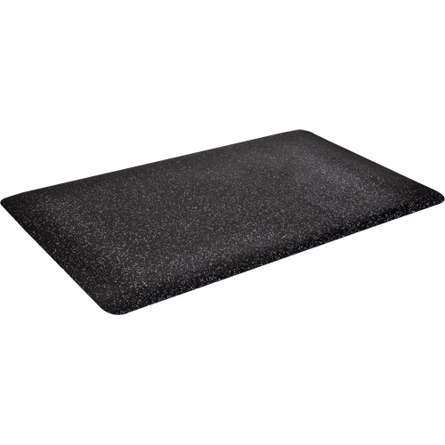 Tapis antimicrobiens WD Foodmaster, Lisse, 2' x 3' x 9/16", Noir, Mousse de vinyle Cantin et fils