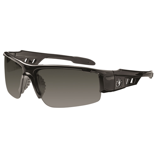 Lunettes de s&eacute;curit&eacute; Skullerz Dagr, Lentille Grise/fum&eacute;e, Anti-&eacute;gratignures, ANSI Z87+/R&eacute;pond ou surpasse la norme CSA Z94.3 Cantin et fils