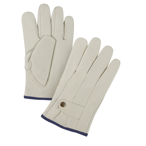 Premiun Winter-Lined Ropers Gloves, X-Large, Grain Cowhide Palm, Fleece Inner Lining Cantin et fils