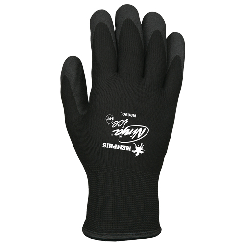 Gants N9690 Memphis Ninja Ice, 8/Moyen, R&ecirc;vetement PVC, Calibre 15, Enveloppe en Acrylique/Tissu &eacute;ponge Cantin et fils